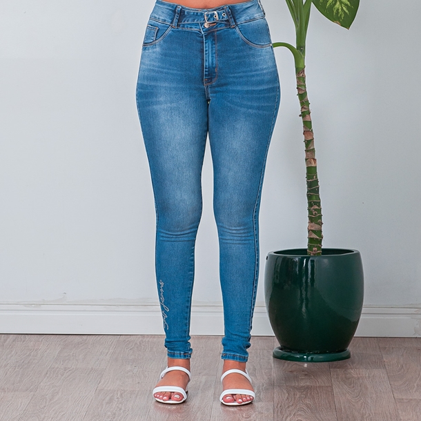 Calça Feminina Jeans Skinny Sol Jeans - Calça Feminina Jeans