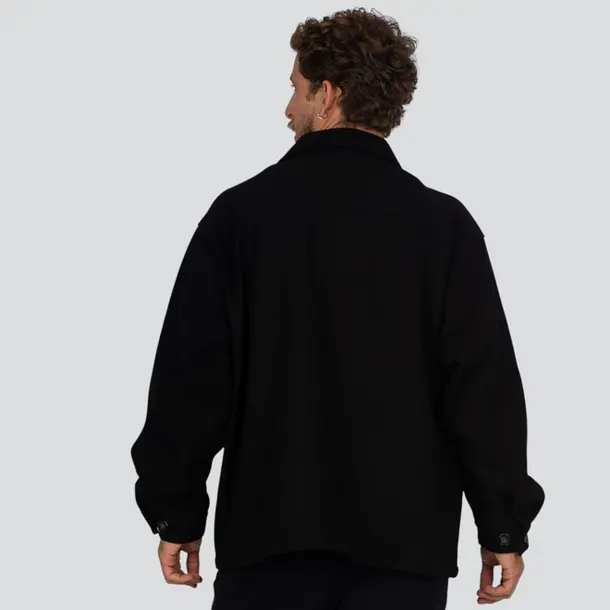Jaqueta Masculina Com Bolsos Frontais .510093 - Jaqueta Masculina