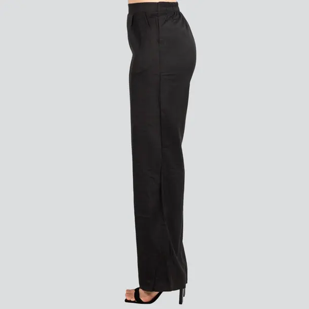 Calça Feminina Pantalona Alfaiataria .P-662C Preto