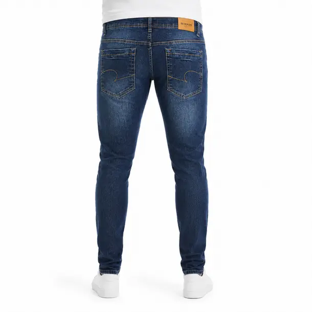 Calça Masculina Jeans Skinny Tradicional .BK151080 Lav Escura
