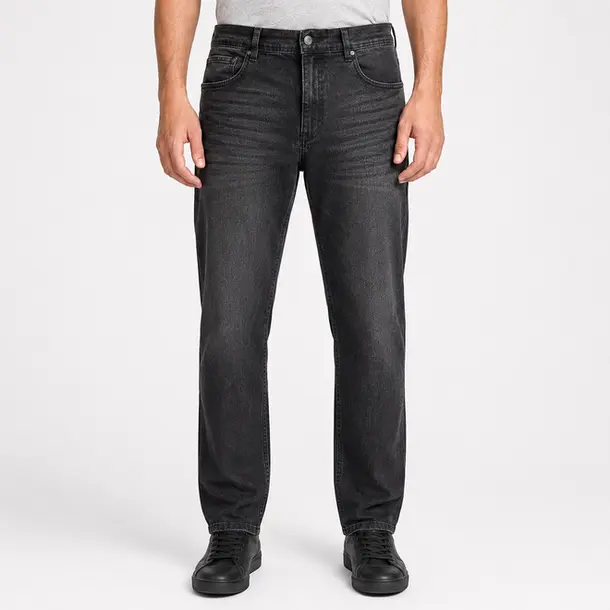 Calça Masculina Jeans Reta .BK16375