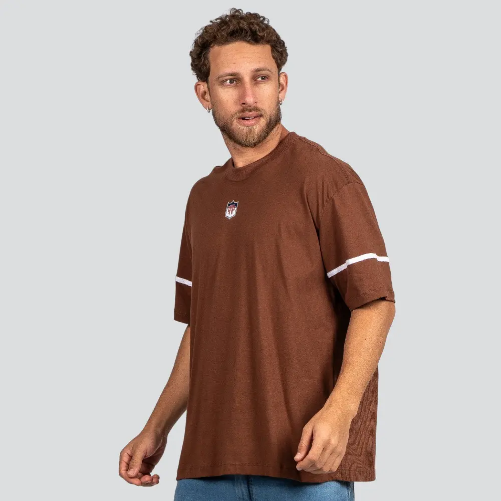 Camiseta Masculina Oversized Meia Manga Estampada .P1619
