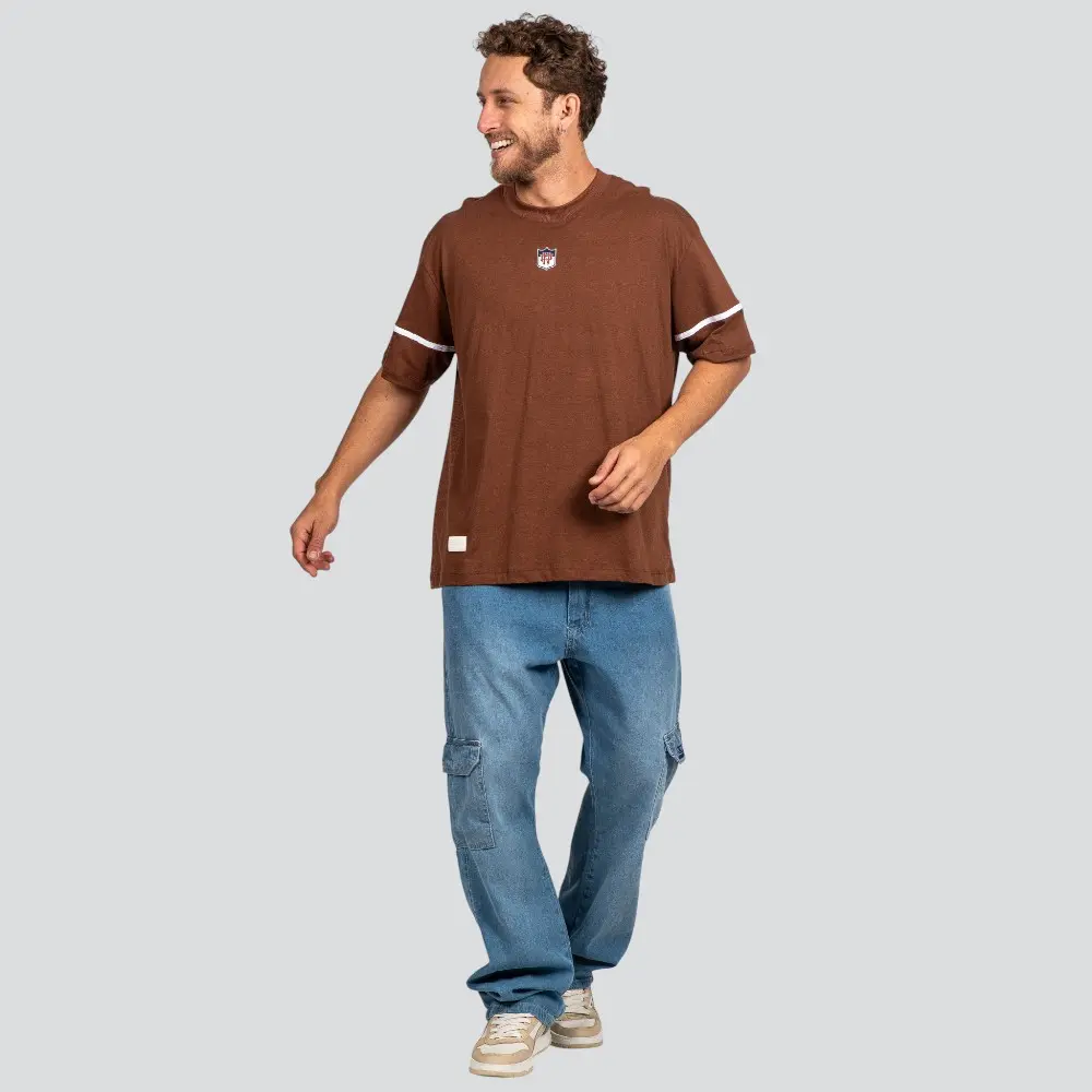 Camiseta Masculina Oversized Meia Manga Estampada .P1619