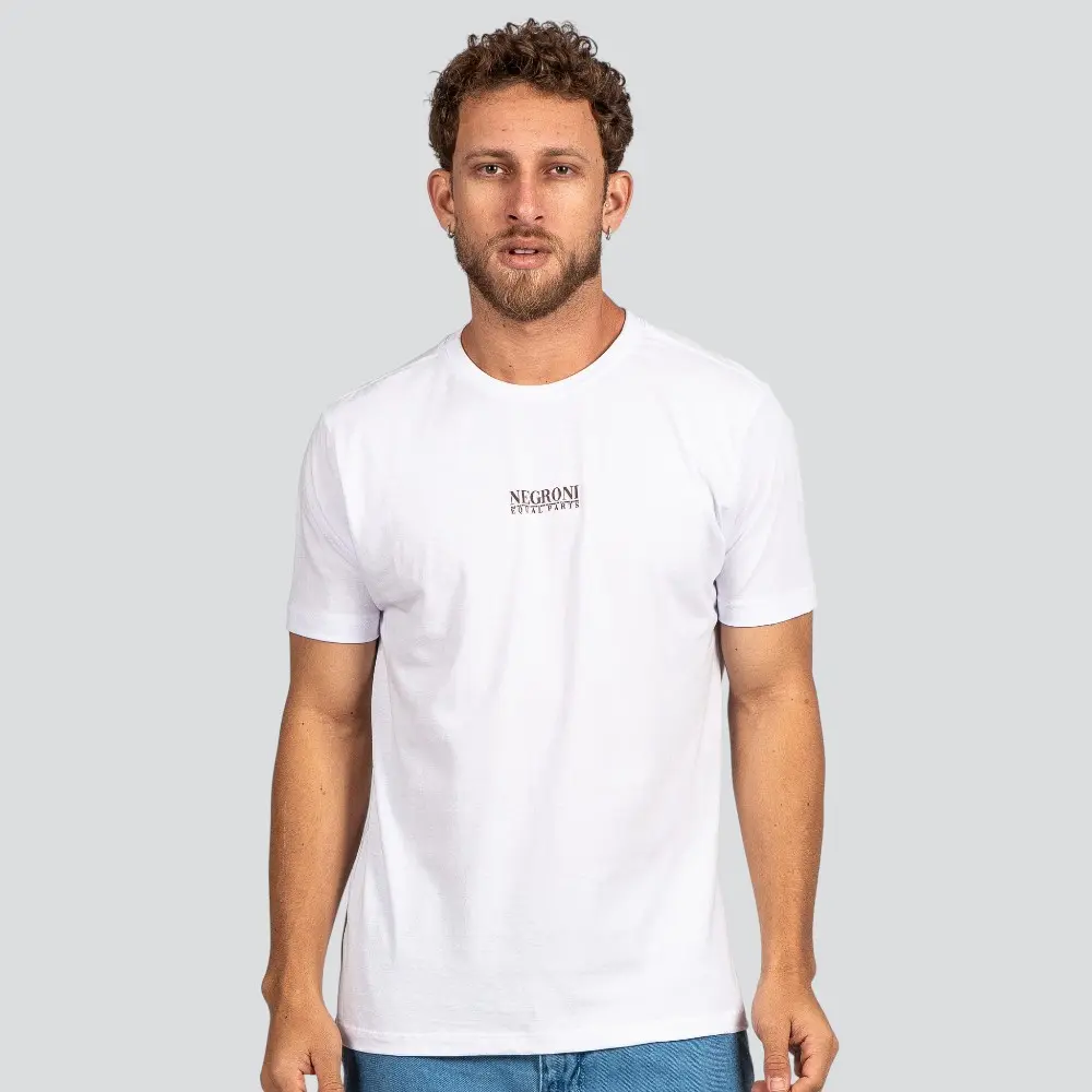 Camiseta Masculina Manga Curta Estampa Minimal .P1457