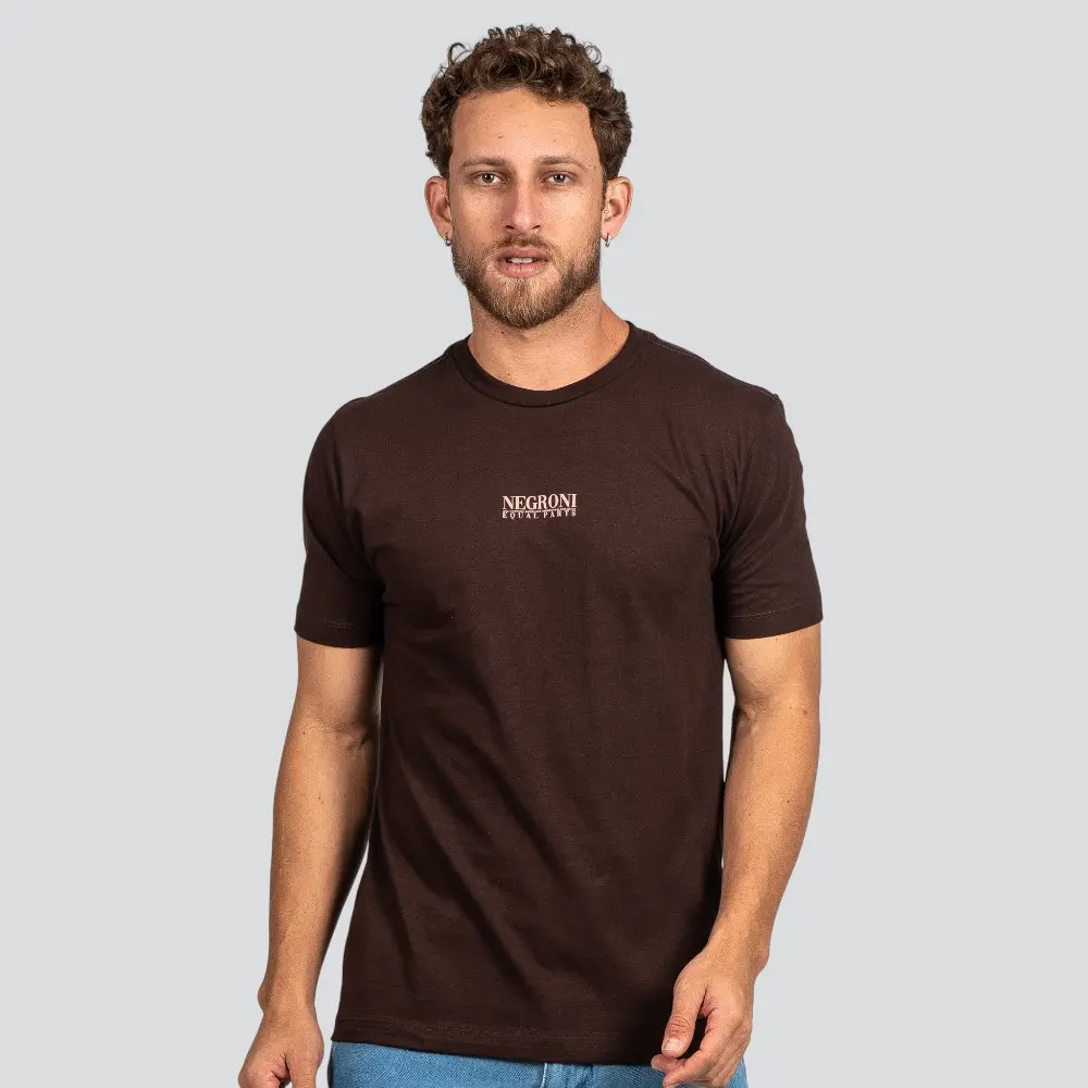 Camiseta Masculina Manga Curta Estampa Minimal .P1457