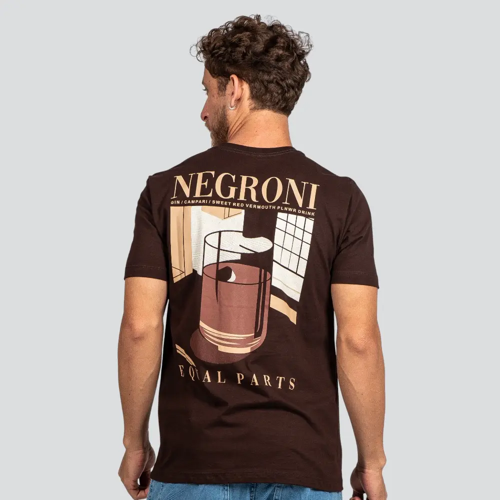 Camiseta Masculina Manga Curta Estampa Minimal .P1457