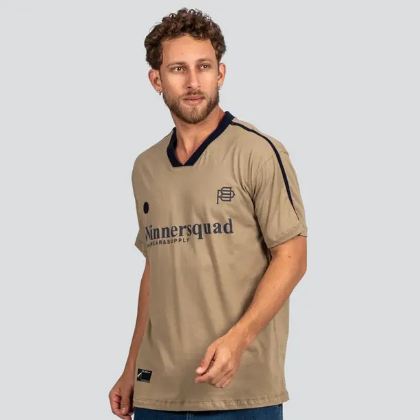 Camiseta Masculina Box Meia Manga Com Estampa .P1621 Cinza Chinchila