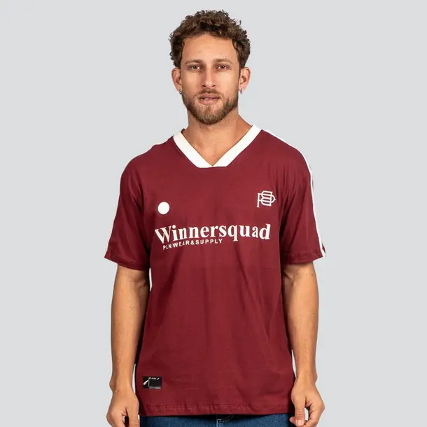 Camiseta Masculina Box Meia Manga Com Estampa .P1621 Vermelho Tacto