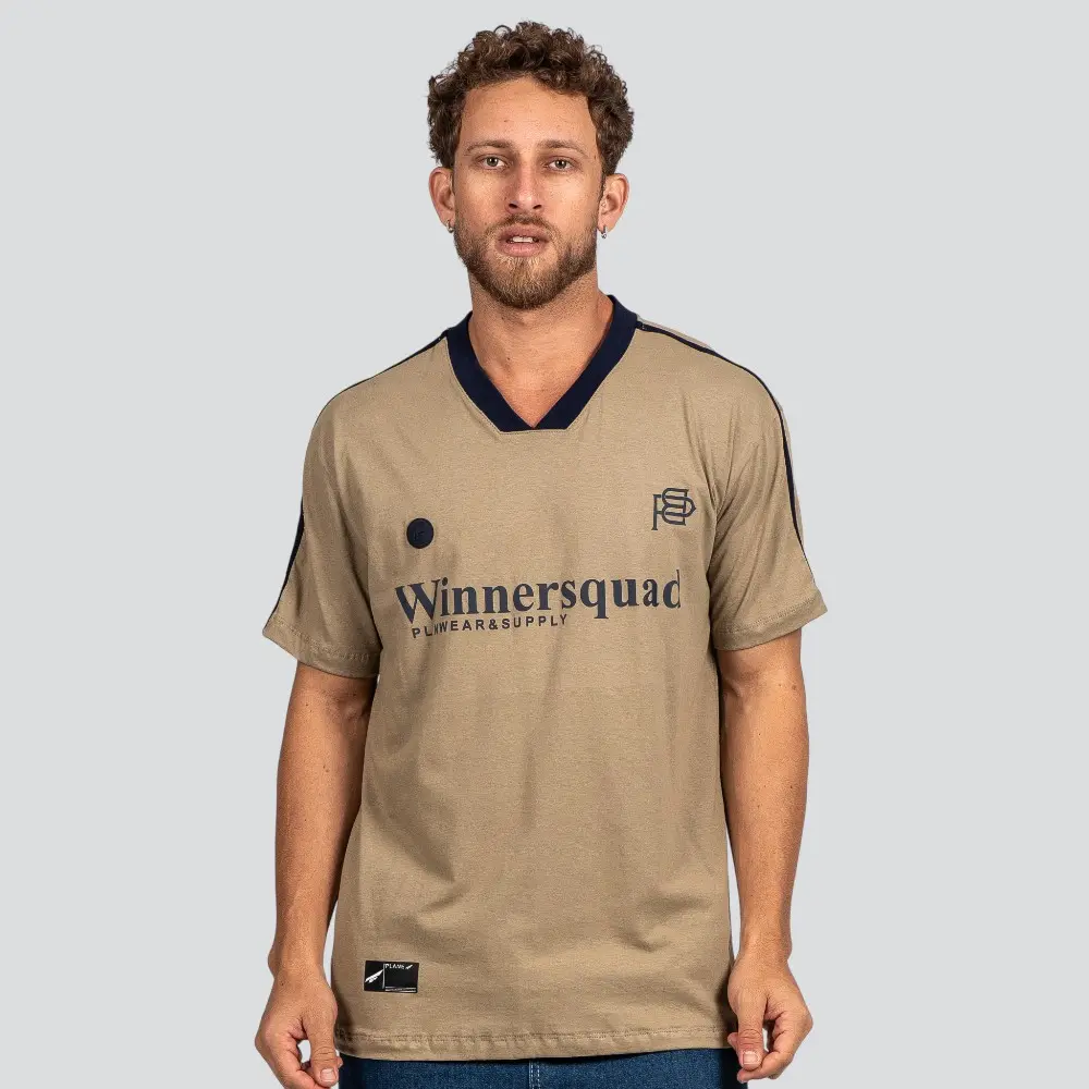 Camiseta Masculina Box Meia Manga Com Estampa .P1621