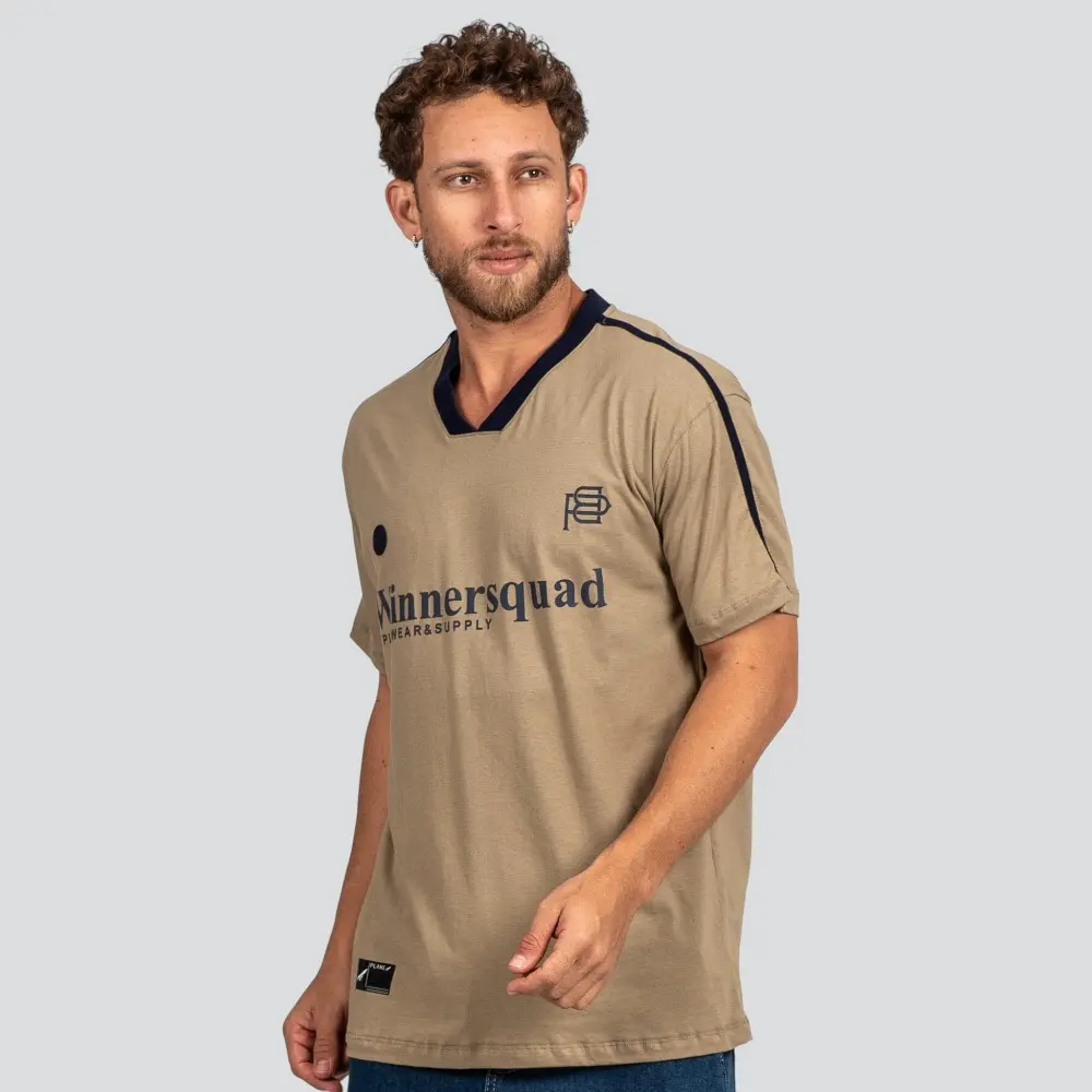 Camiseta Masculina Box Meia Manga Com Estampa .P1621