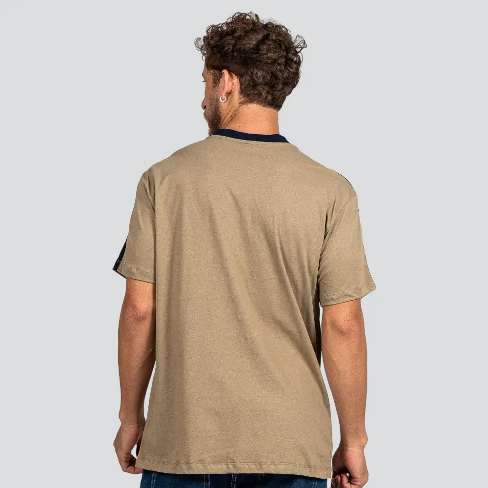 Camiseta Masculina Box Meia Manga Com Estampa .P1621