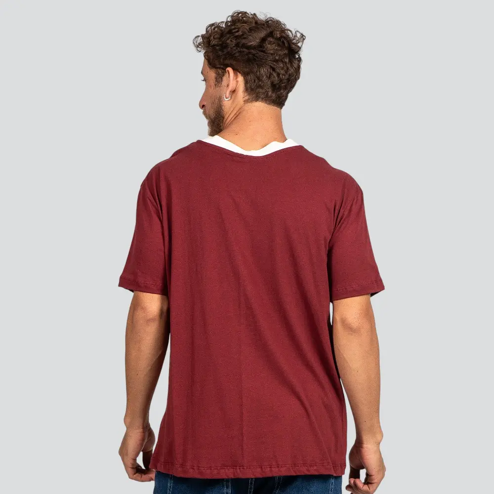 Camiseta Masculina Box Meia Manga Com Estampa .P1621