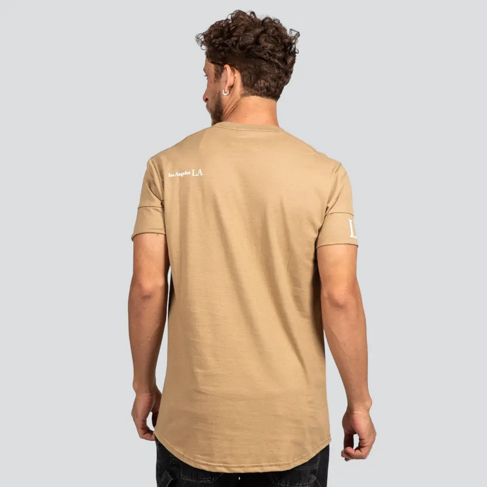 Camiseta Masculina Manga Curta Long Los Angeles .7039