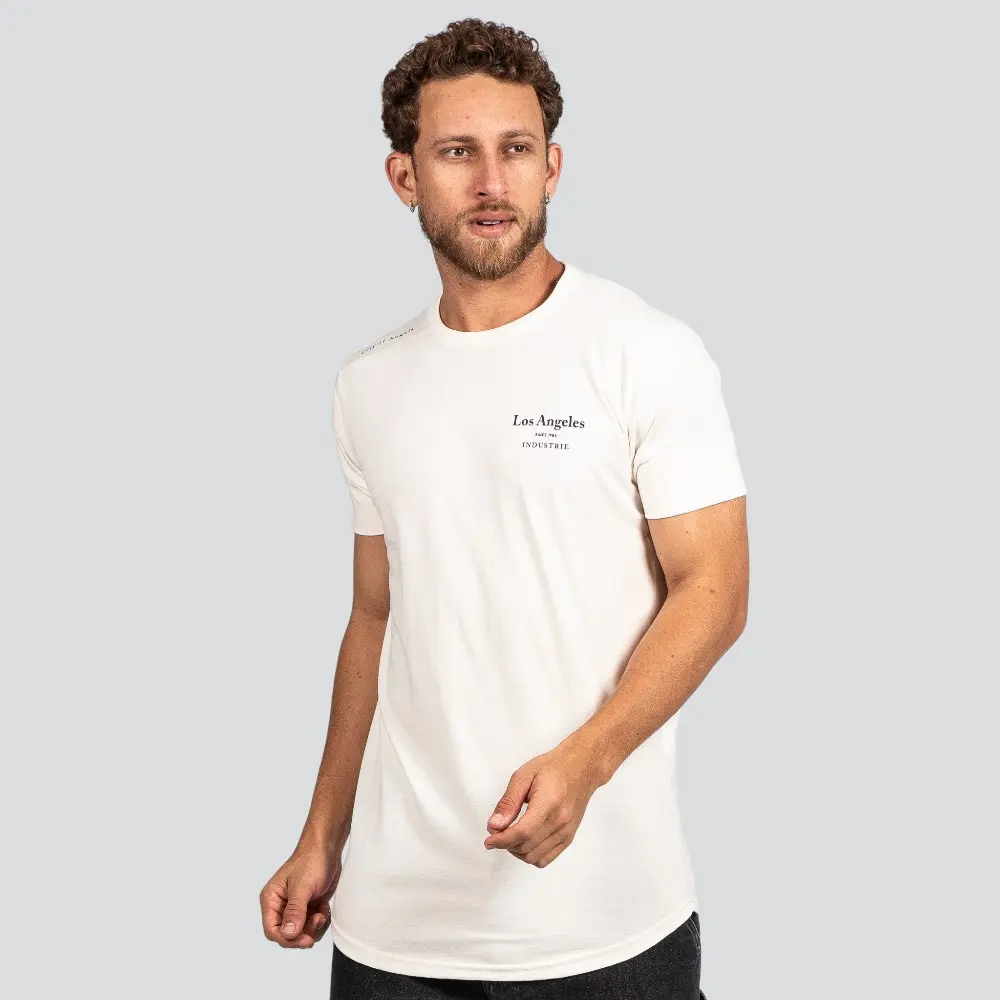 Camiseta Masculina Manga Curta Long Los Angeles .7039