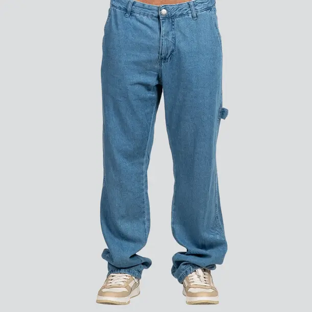 Calça Jeans Masculina Reta Carpinteira .0062027 Lav Media