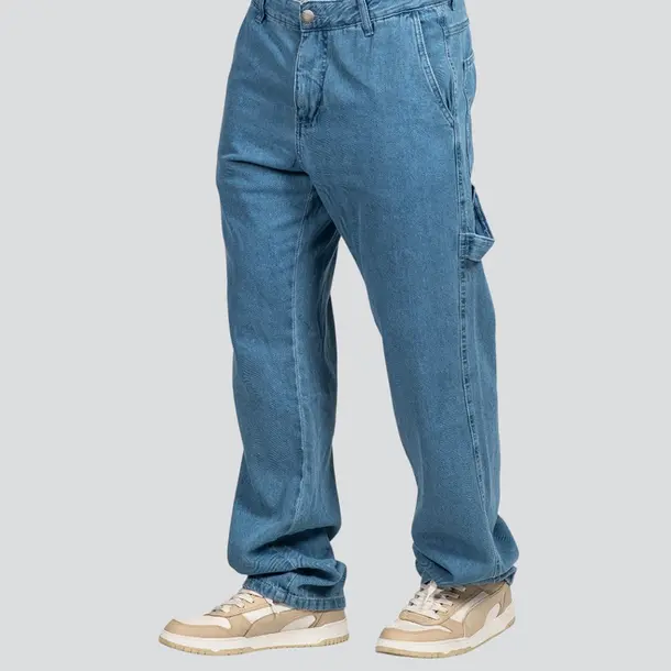 Calça Jeans Masculina Reta Carpinteira .0062027 Lav Media