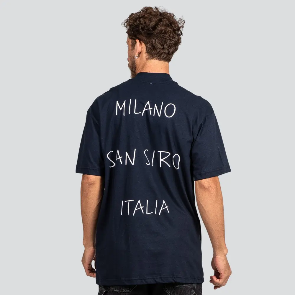 Camiseta Masculina Oversized Gola Alta Milano .9614