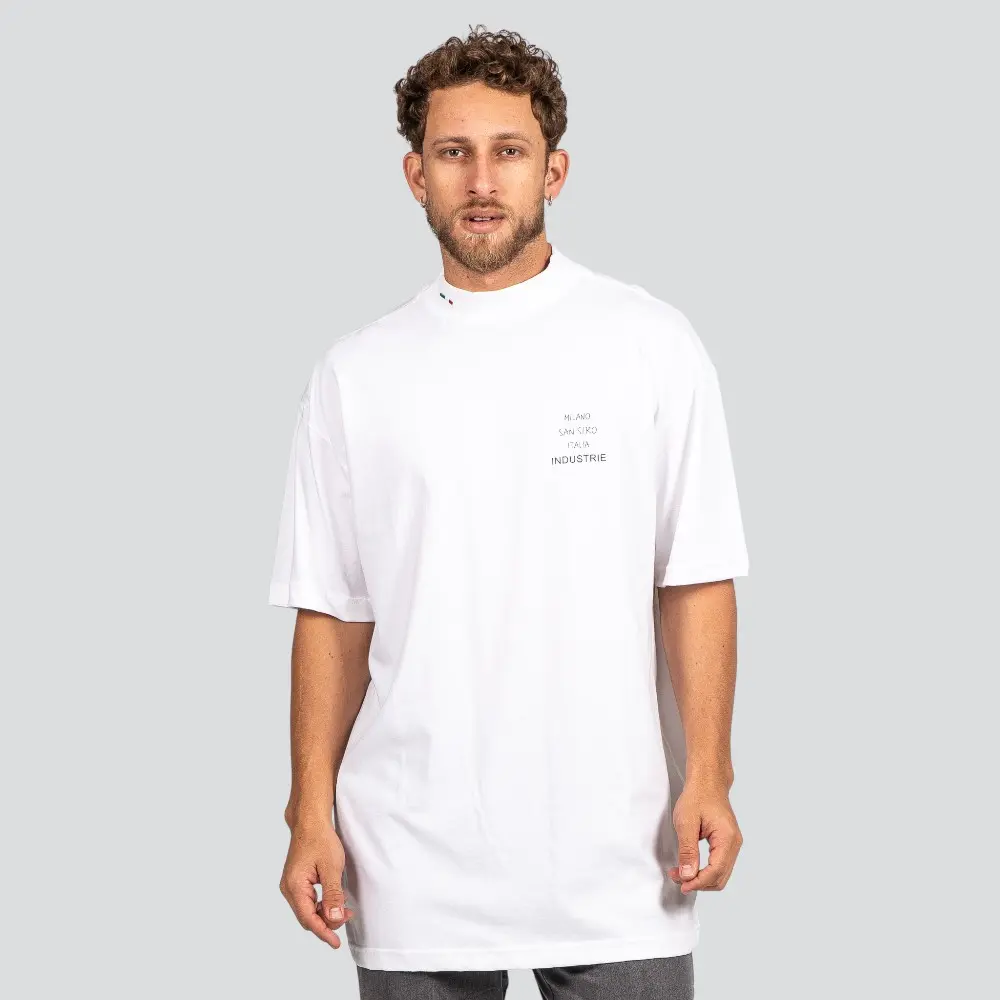 Camiseta Masculina Oversized Gola Alta Milano .9614