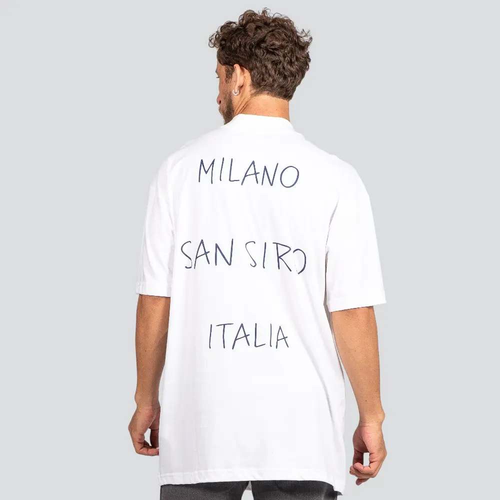 Camiseta Masculina Oversized Gola Alta Milano .9614