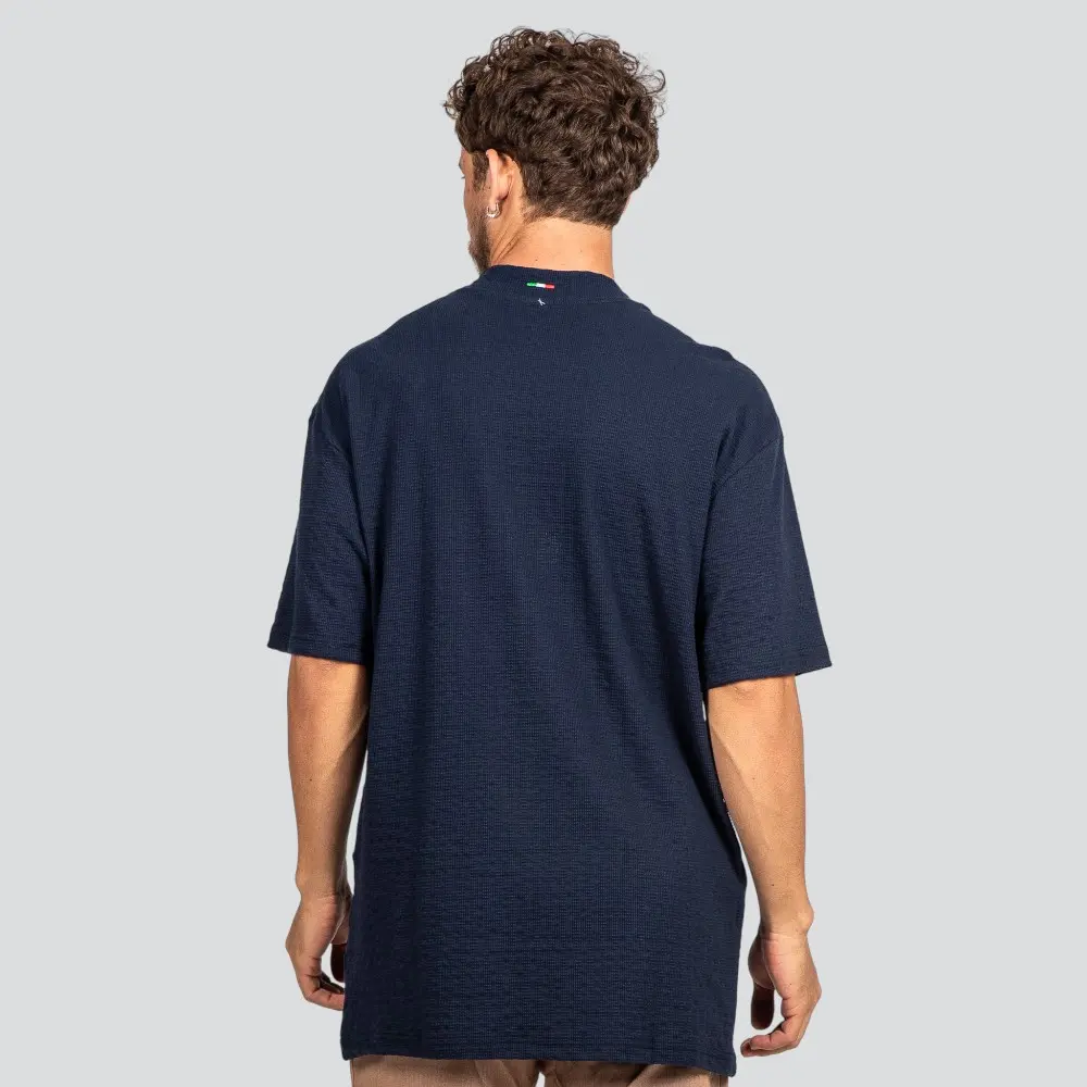 Camiseta Masculina Manga Curta Oversized Texturizada .9619