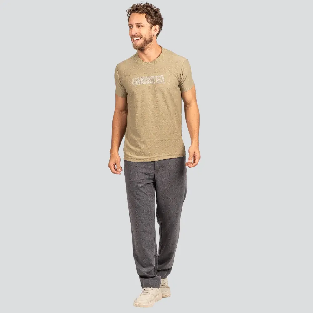 Camiseta Masculina Manga Curta Especial Estampada .11243945