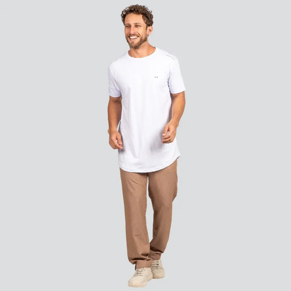 Calça Masculina Alfaiataria Reta Casual Elegante .19550123