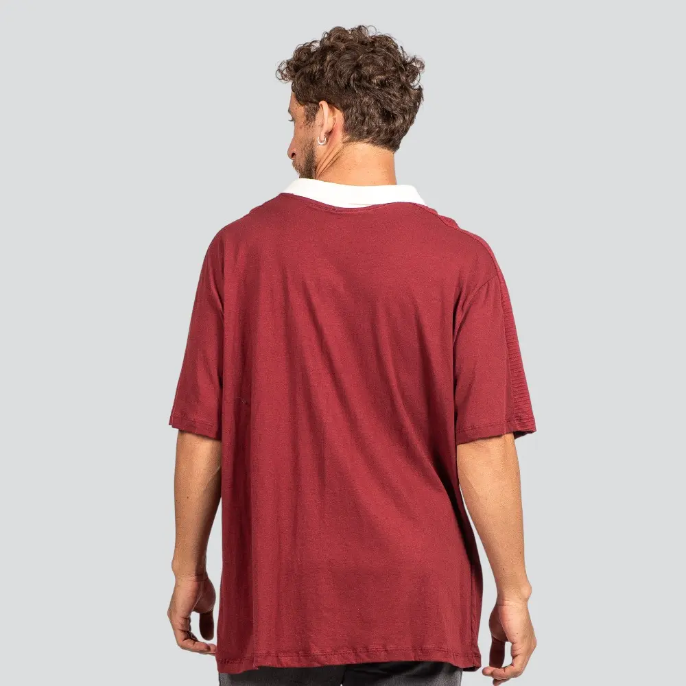 Polo Masculina Manga Curta Box com Estampa Frontal .P2341