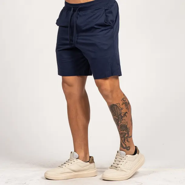 Bermuda Masculina Microfibra Alfaiatada com Elástico e Cordão .9200037 Marinho