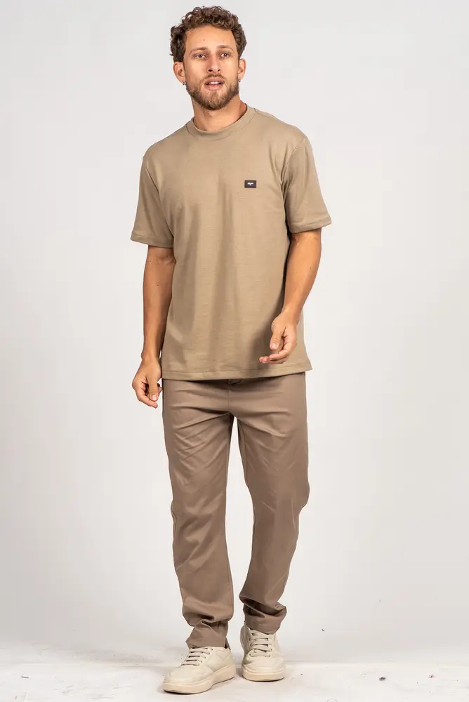 Calça Masculina Alfaiataria Reta com Bolsos Laterais .5506
