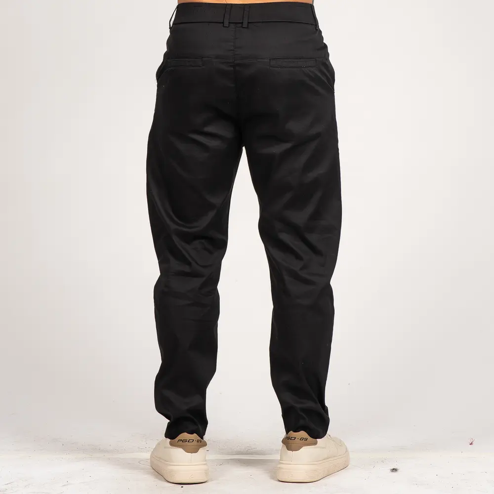 Calça Masculina Alfaiataria Reta com Bolsos Laterais .5506