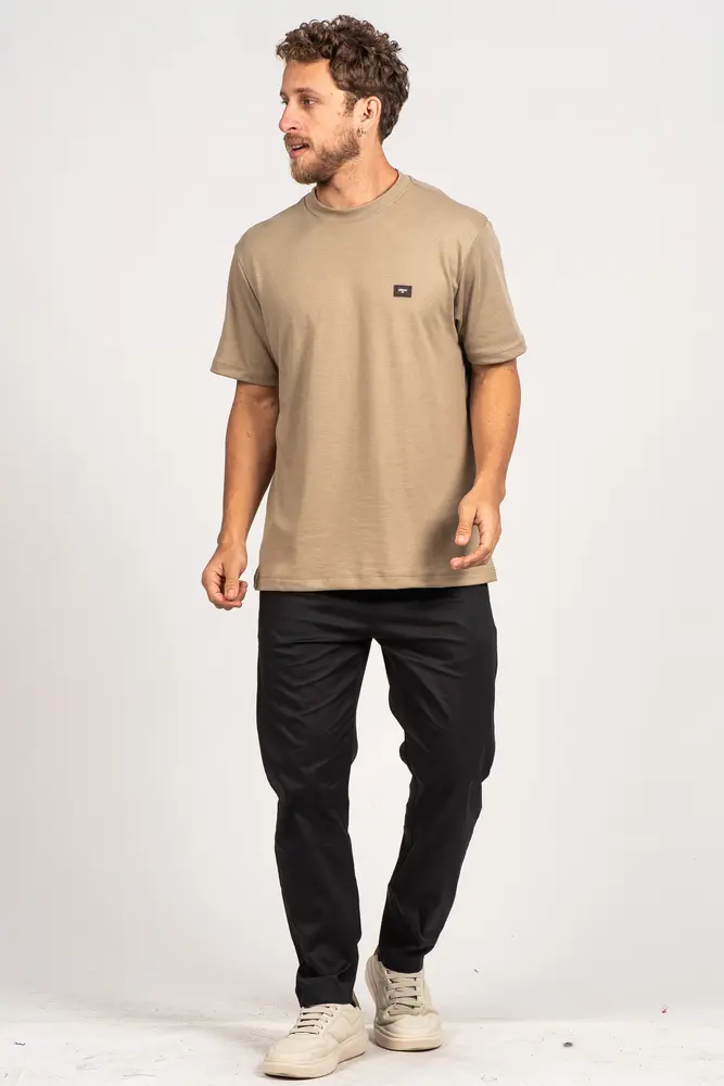 Calça Masculina Alfaiataria Reta com Bolsos Laterais .5506