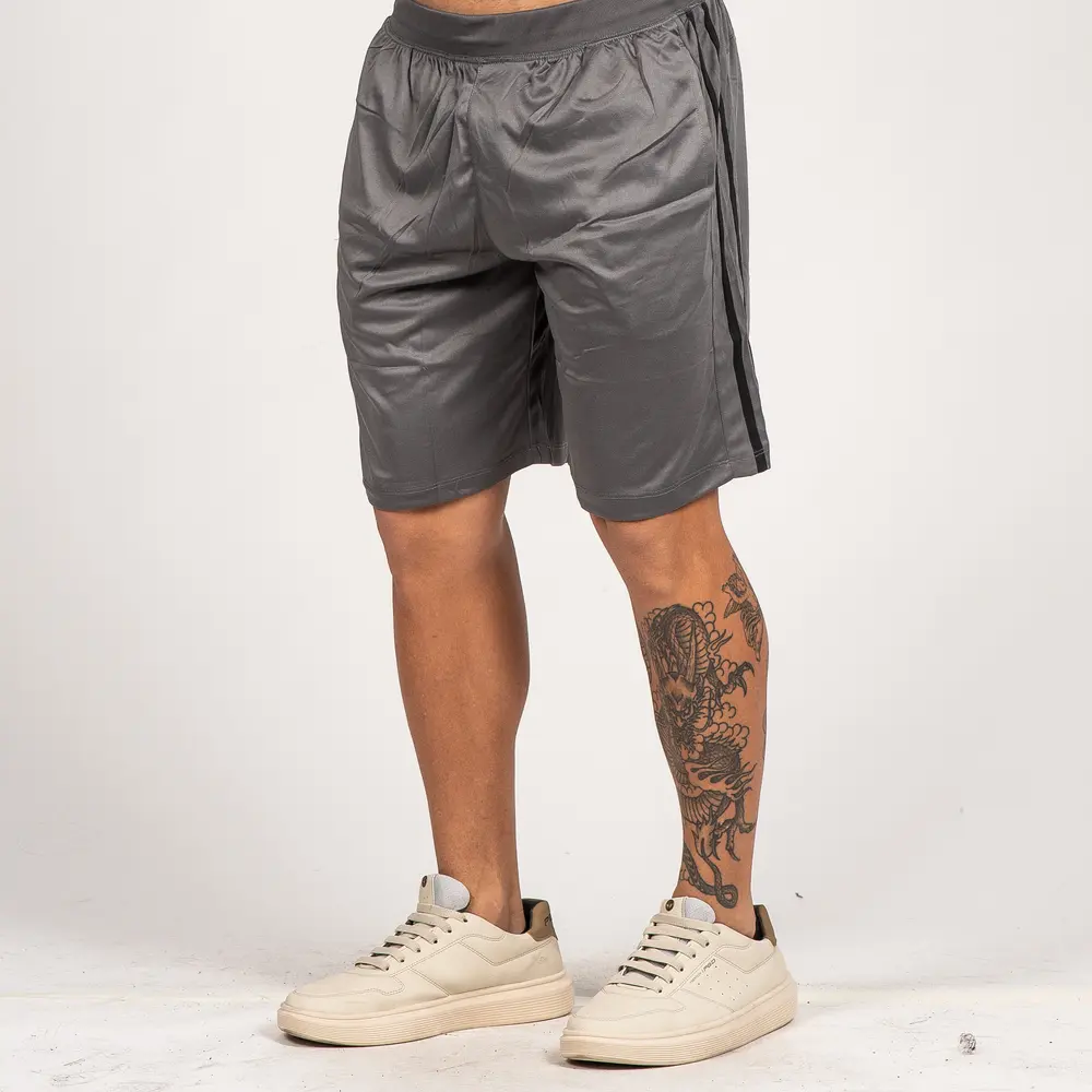 Bermuda Masculina Microfibra Listrada com Elástico no Cós .9200071