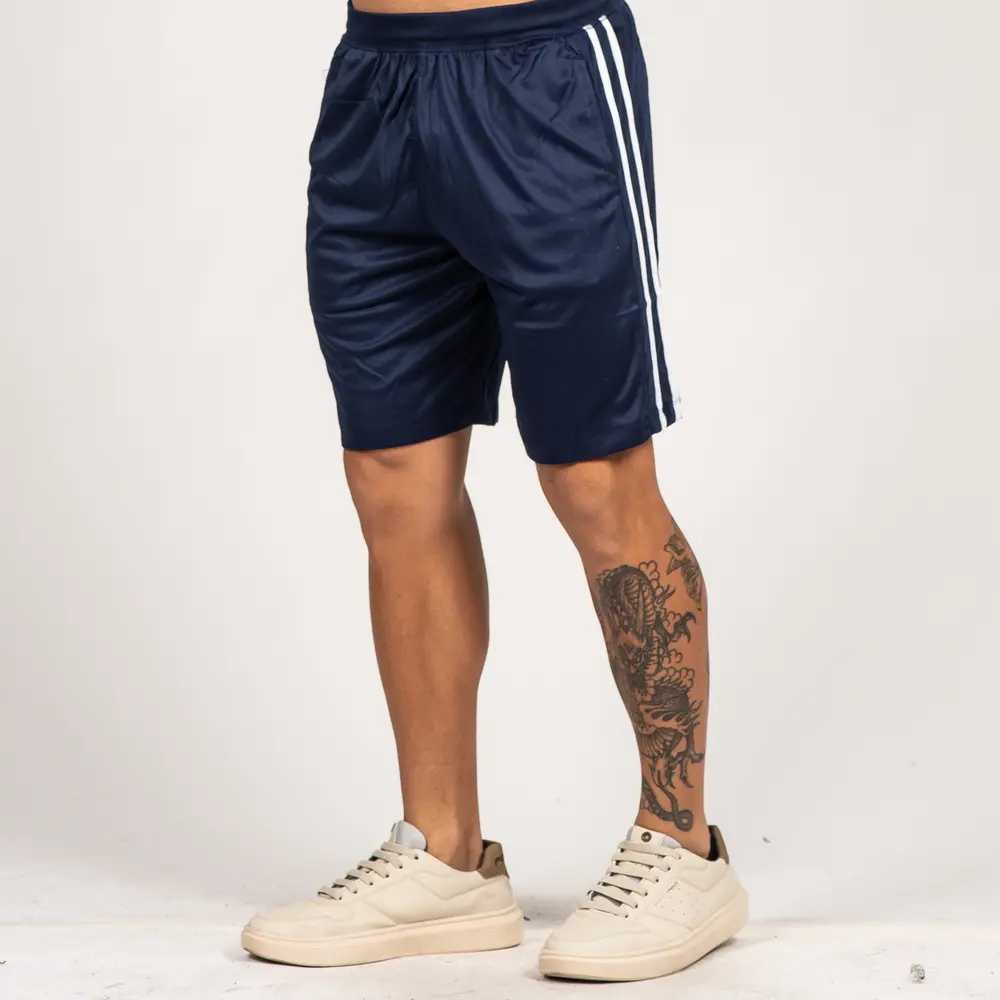 Bermuda Masculina Microfibra Listrada com Elástico no Cós .9200071