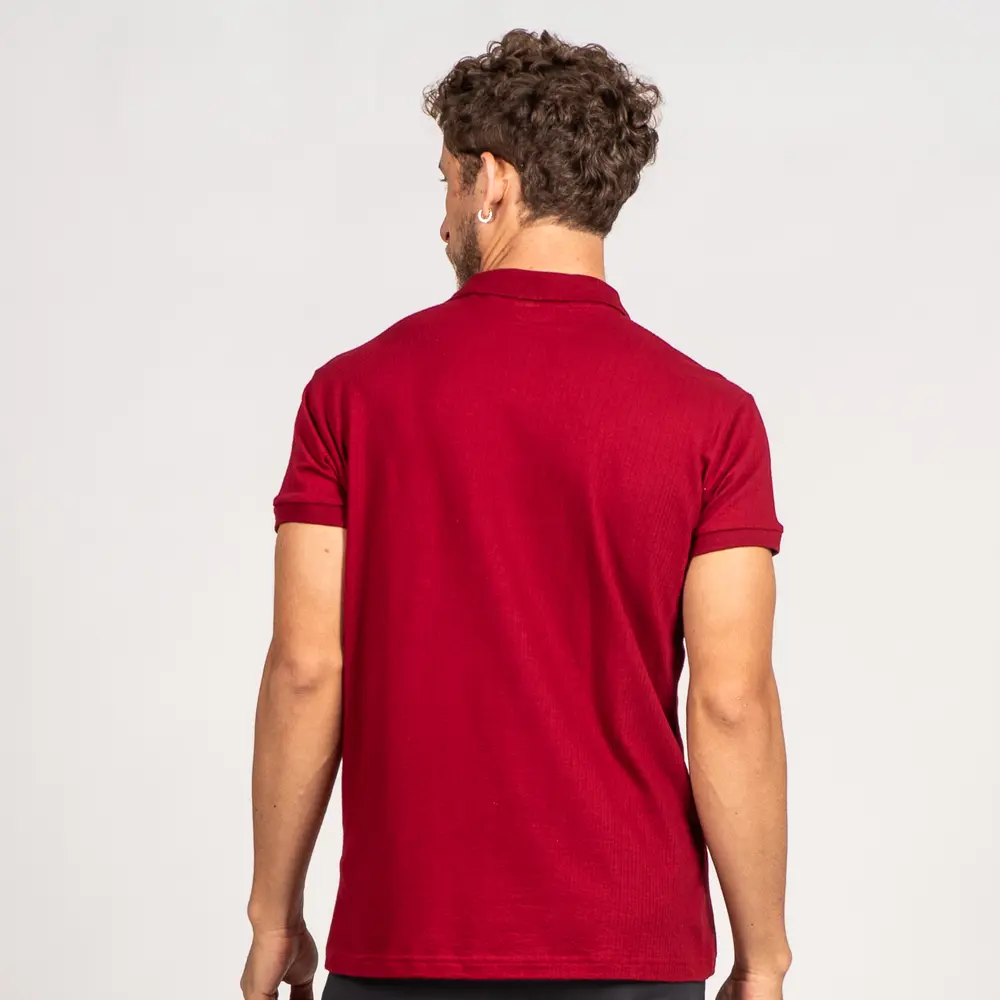 Polo Masculina Manga Curta Bordada .29081412