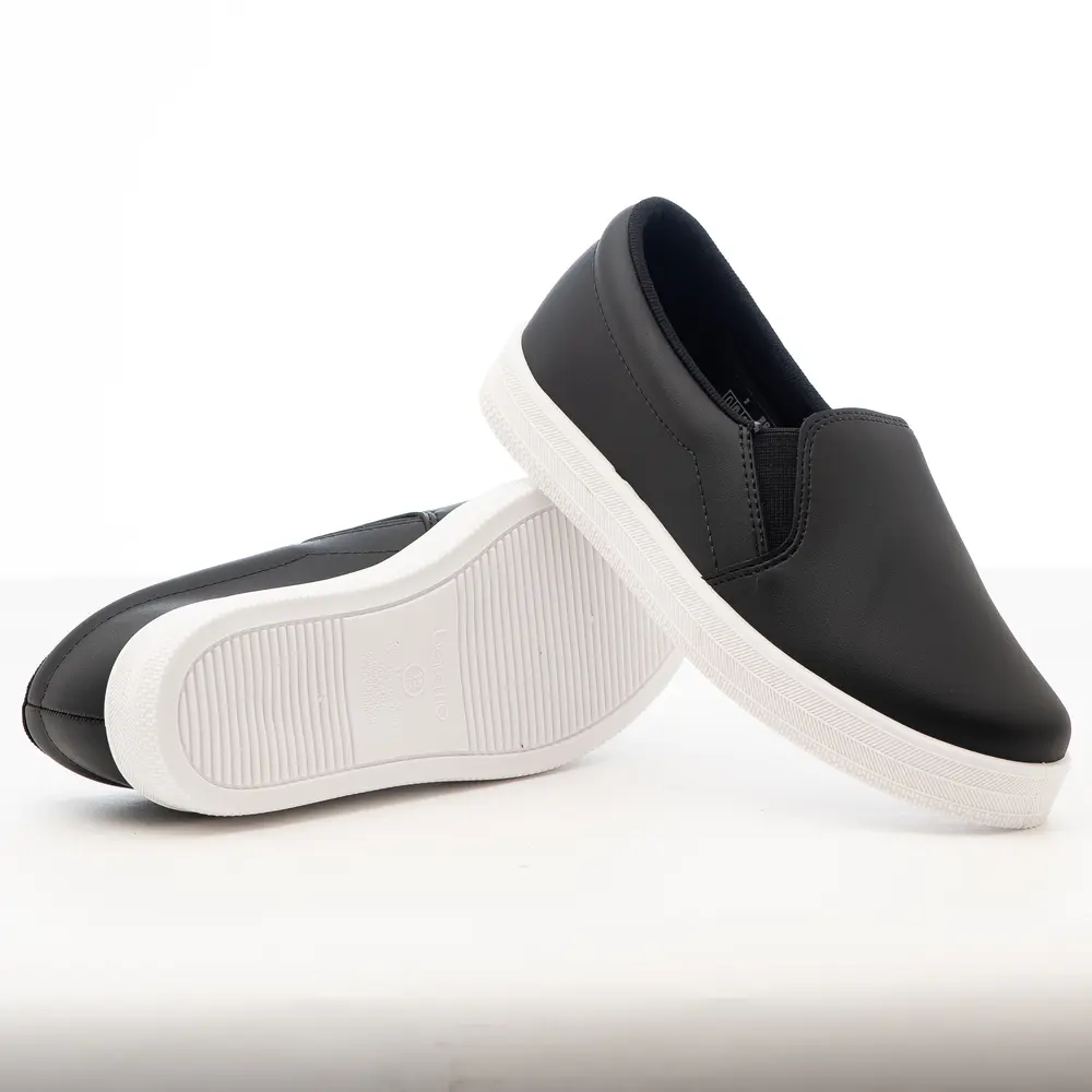 Tênis Slip On Feminino Casual com Solado Branco .4329100