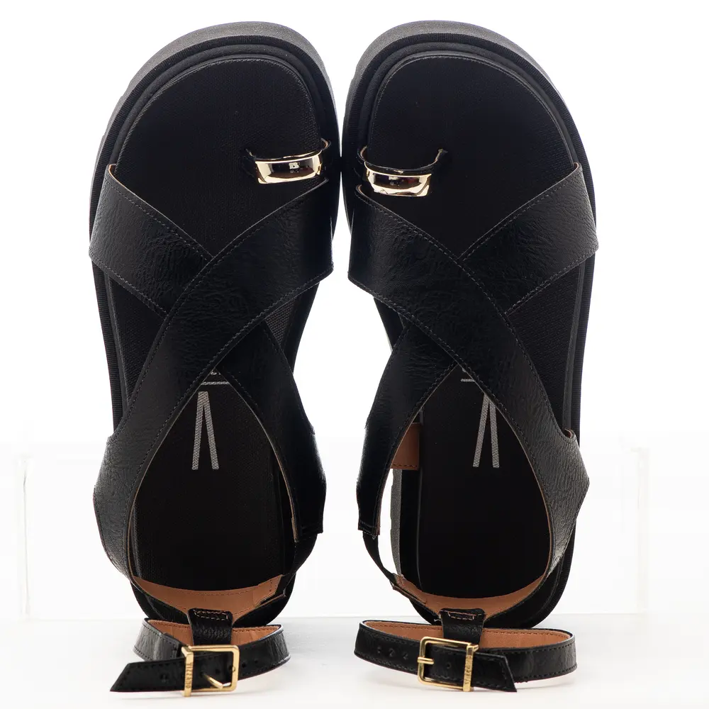 Sandália Flat Feminina Plataforma com Fivela .6499122