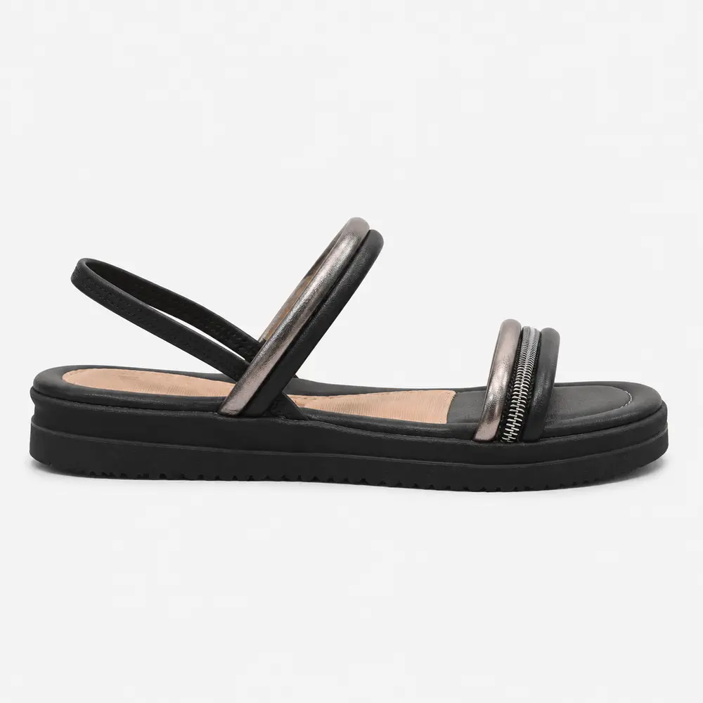 Sandália Feminina Flatform Confortável Minimalista .ME353