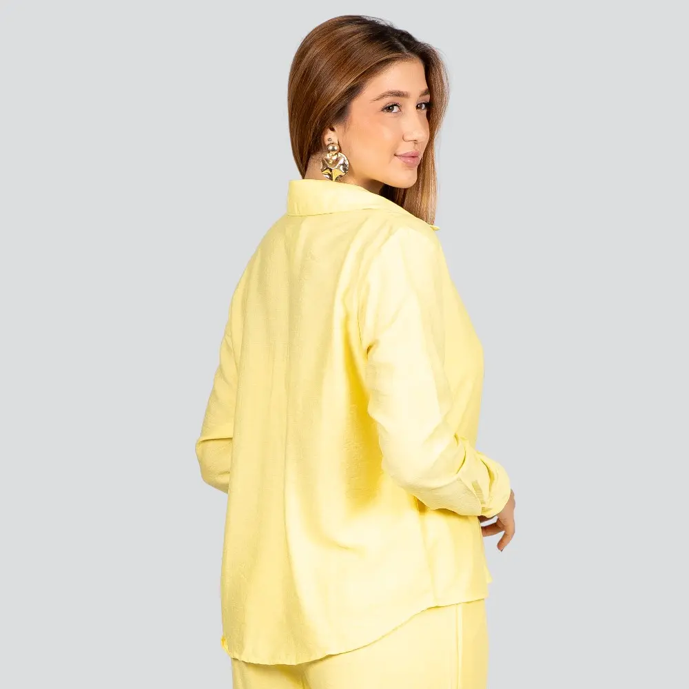 Camisa Feminina Manga Longa Crepe .3081CM