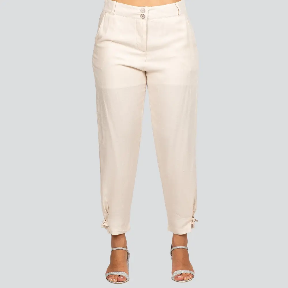 Calça Feminina Cenoura Crepe .3085C