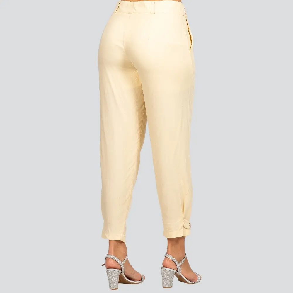 Calça Feminina Cenoura Crepe .3085C