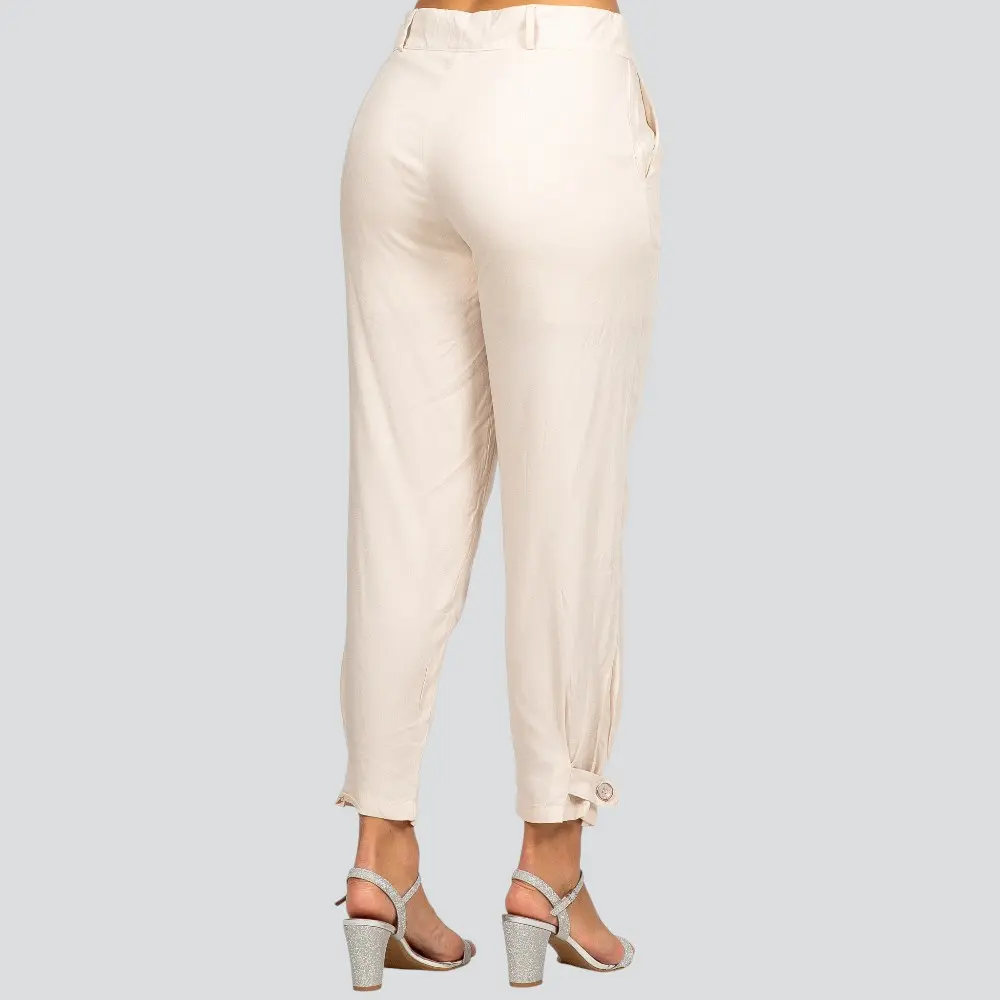Calça Feminina Cenoura Crepe .3085C