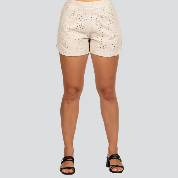 Shorts Feminino Laise .52236 Natural