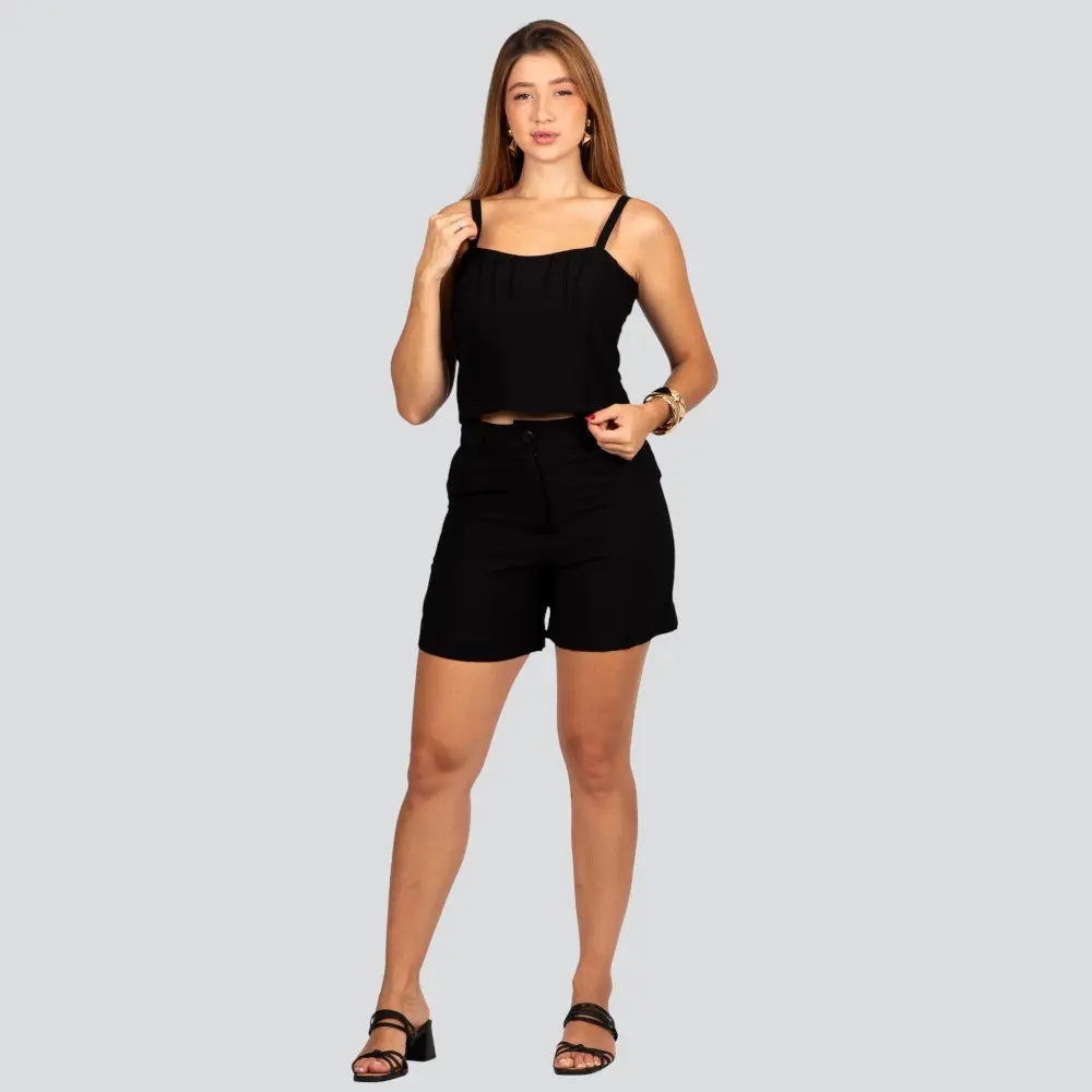 Regata Feminina com Alça Regulável e Nervuras no Busto .52288