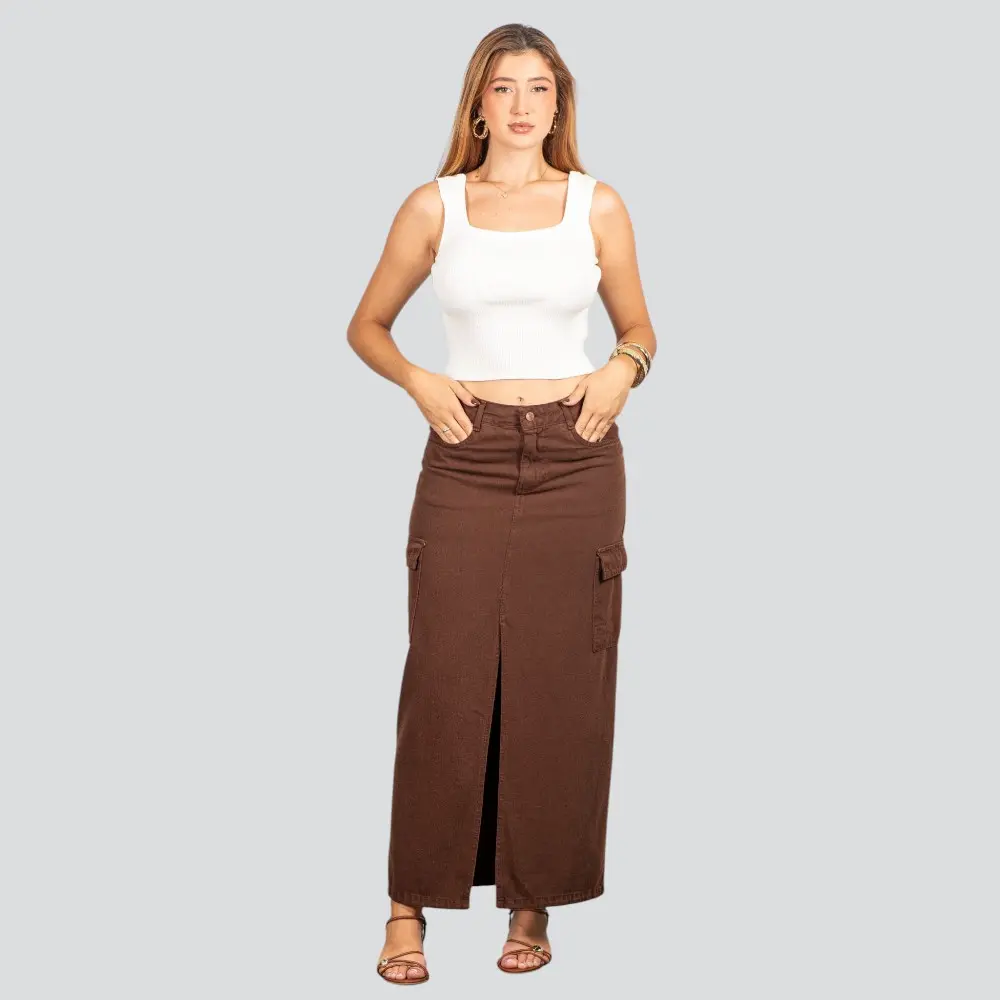 Regata Feminina Tricô Modal Alça Média .91009327