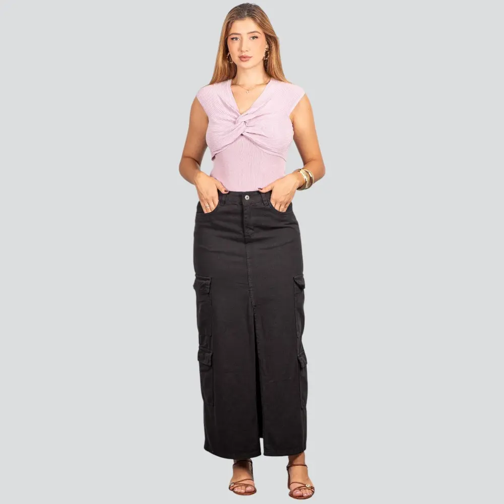 Blusa Feminina Modal Decote Nó .FS3378