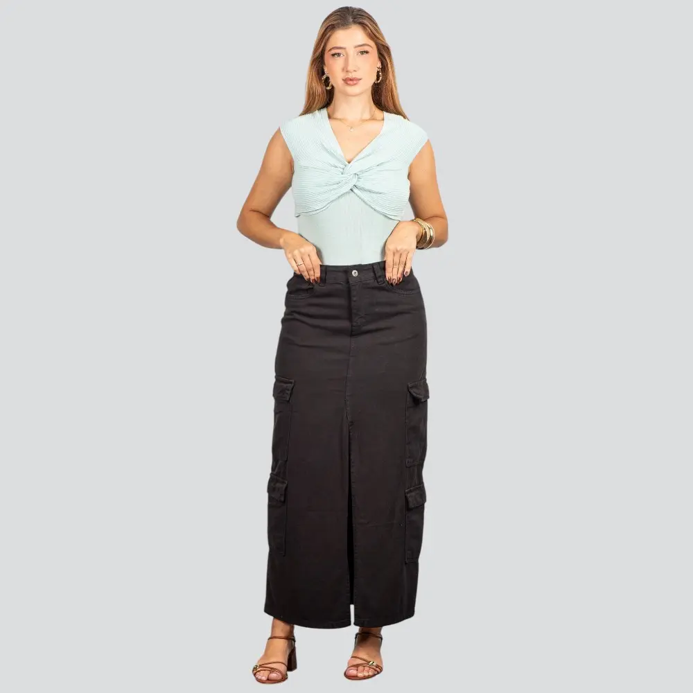 Blusa Feminina Modal Decote Nó .FS3378