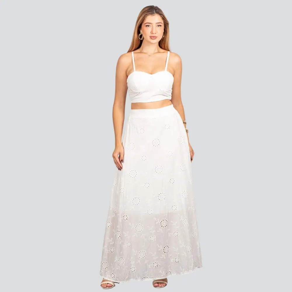 Saia Feminina Longa Laise .P665S