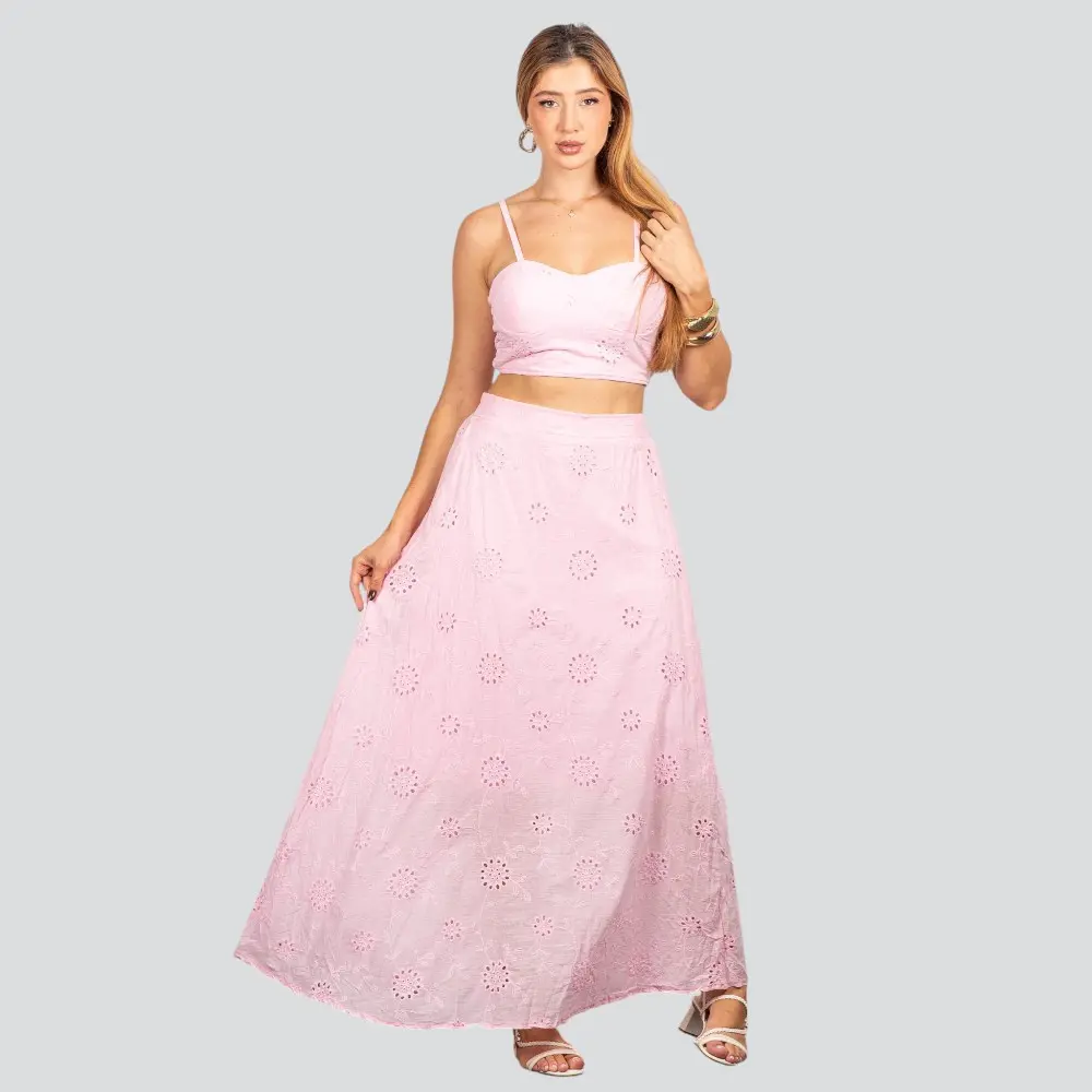 Saia Feminina Longa Laise .P665S