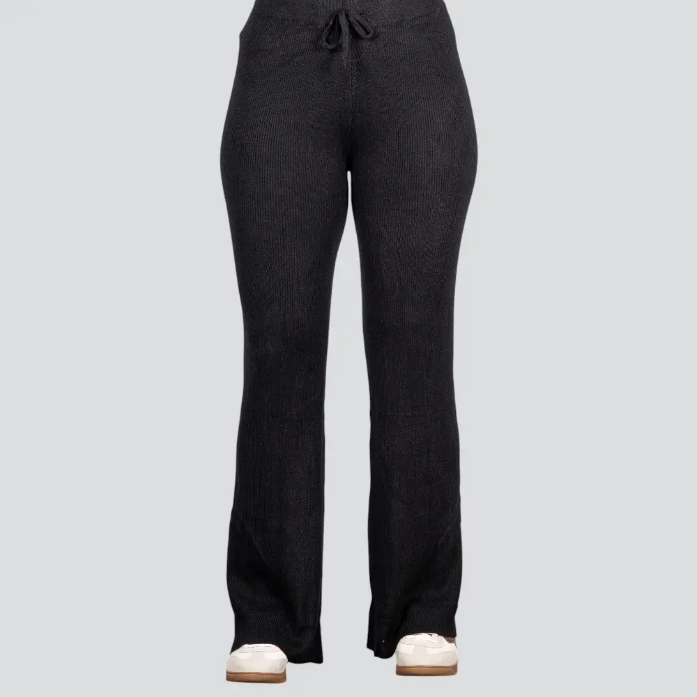Calça Pantalona Feminina em Tricô Modal .5838C