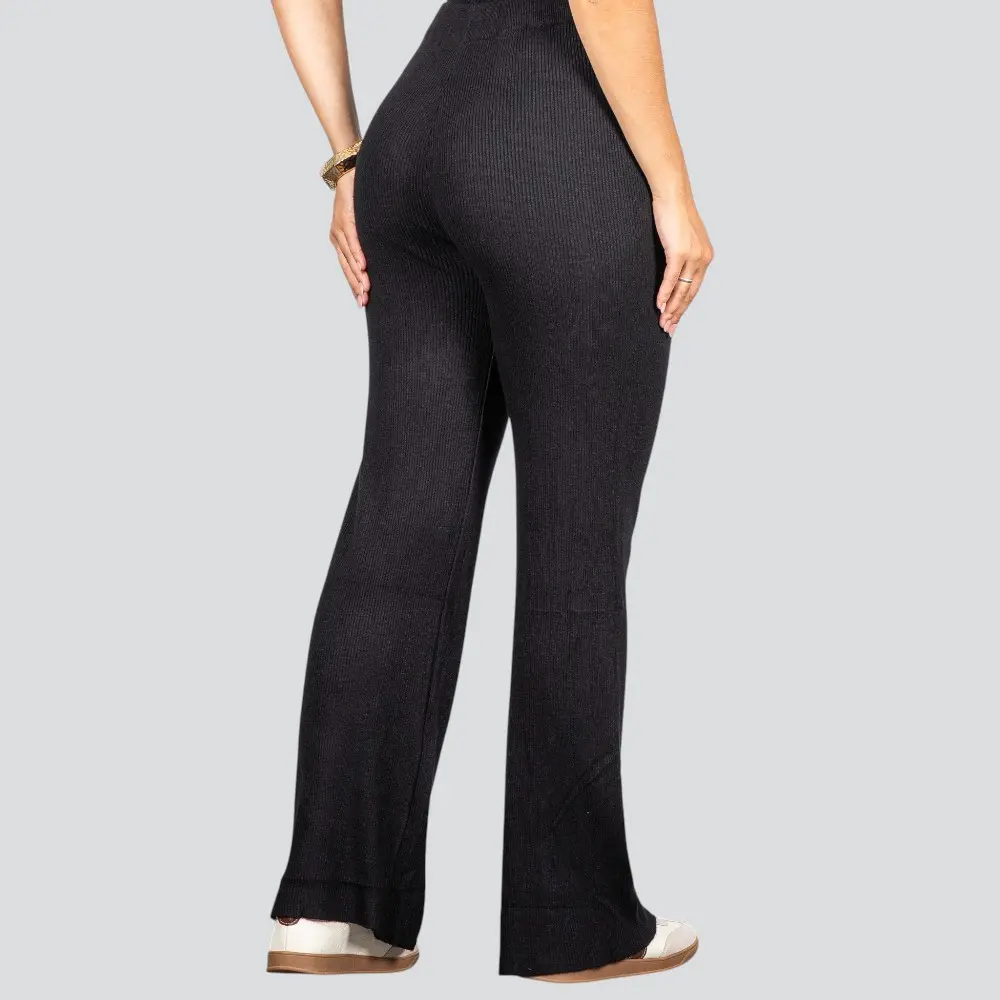 Calça Pantalona Feminina em Tricô Modal .5838C